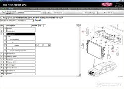 Каталог автозапчастей Jaguar